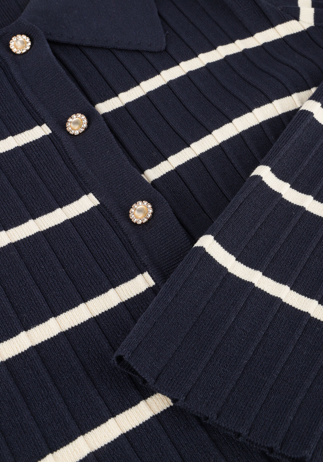 Y.A.S. Gilet YASLIMANA LS KNIT CARDIGAN S. Bleu fonc&eacute; - large