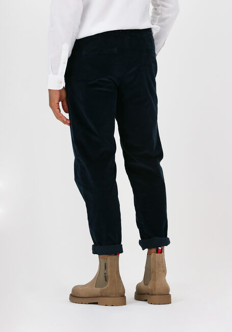 Donkerblauwe SELECTED HOMME Chino SLHSTRAIGHT-STROKE 196 CORD PA - large