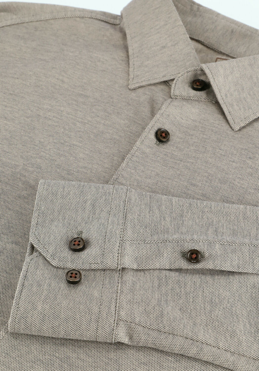 DESOTO Chemise d&eacute;contract&eacute; CASUAL KENT 1/1 en taupe - large