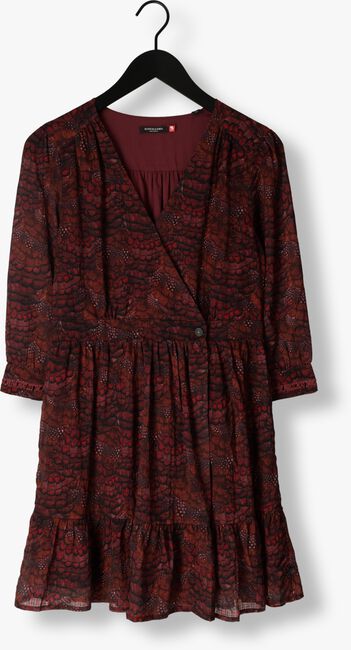 Bordeaux SCOTCH & SODA Mini jurk WRAP MINI DRESS - large