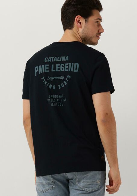PME LEGEND T-shirt SHORT SLEEVE R-NECK PLAY SINGLE JERSEY en bleu - large