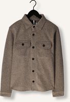 PROFUOMO Surchemise OVERSHIRT KNIT BOIL en taupe PROFUOMO Surchemise OVERSHIRT KNIT BOIL en taupe - medium
