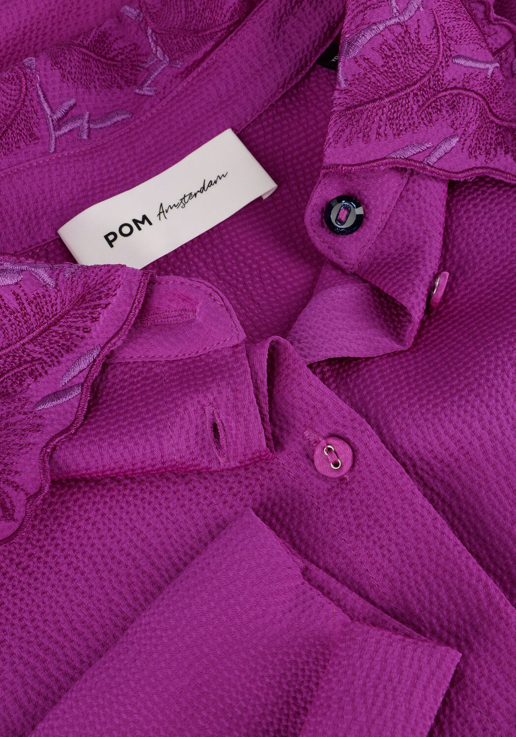 POM AMSTERDAM FEATHERS CACTUS PINK Blouses en rose - large