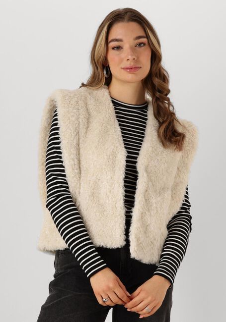 CATWALK JUNKIE Gilet TEDDY BODY WARMER en blanc - large