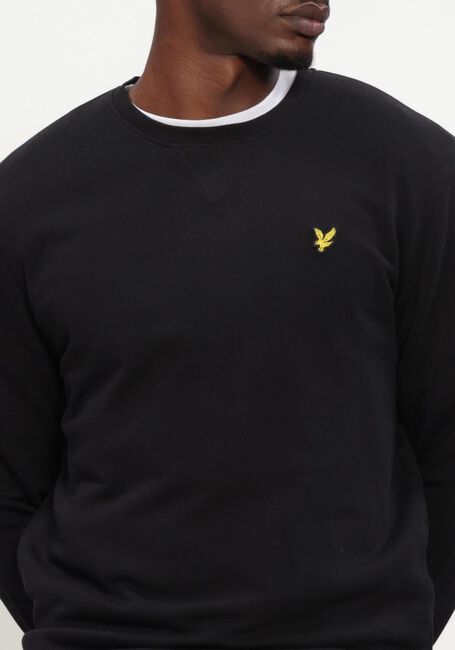 Zwarte LYLE & SCOTT Sweater CREW NECK SWEATSHIRT - large