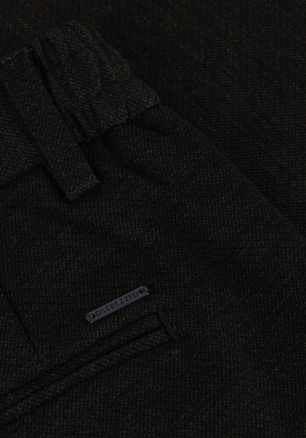 Zwarte DSTREZZED Pantalon THE LANCASTER TAPERED JOGGER PATTERN SWEAT - large