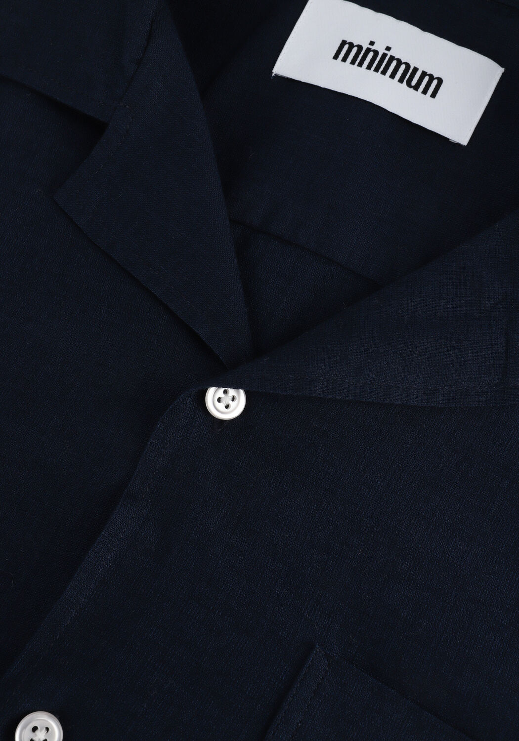 Blauwe MINIMUM Casual overhemd NANTES - large