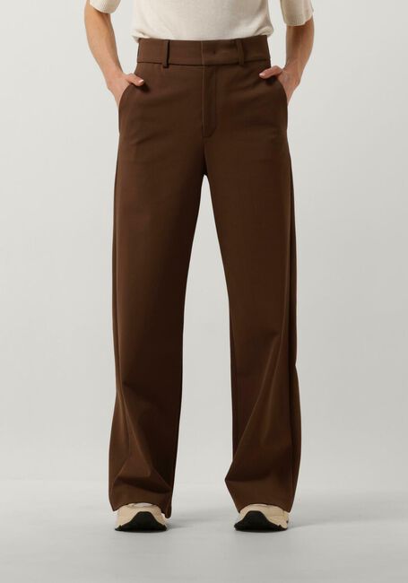 VANILIA Pantalon TAILORED TWILL en marron - large