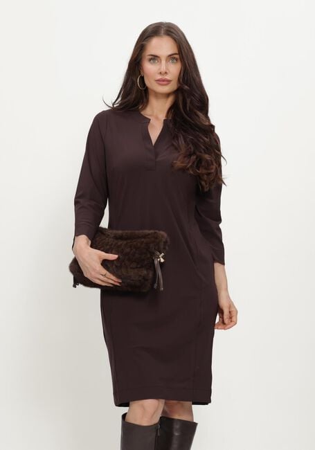 STUDIO ANNELOES Mini robe SIMPLICITY DRESS en marron - large