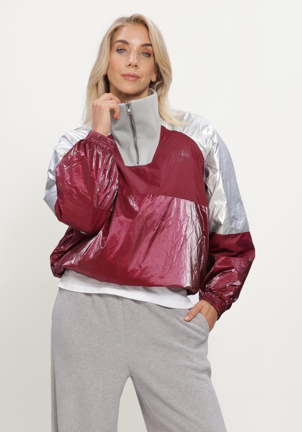 STUDIO AMAYA Jack HOLD JACKET Bordeaux - large