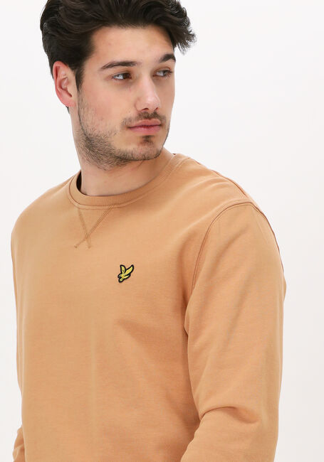 Oranje LYLE & SCOTT Trui CREW NECK SWEATSHIRT - large