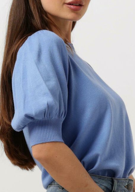 MINUS Haut LIVA KNIT TEE Bleu clair - large