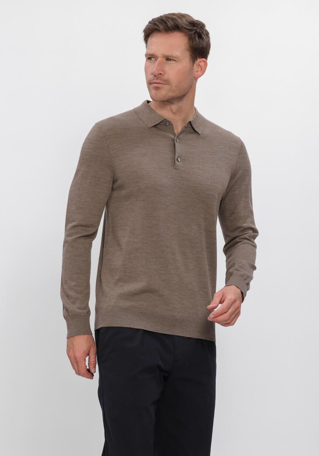 Taupe PROFUOMO Trui PPXJ30029 - large
