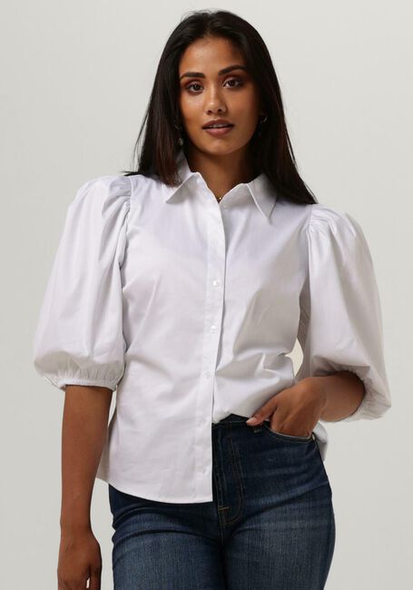 NOTES DU NORD KIRA SHORT SLEEVE SHIRT Blouses en blanc - large