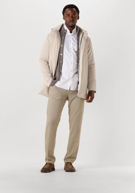 Beige PROFUOMO Jassen RAINCOAT LONG MAGNET - large