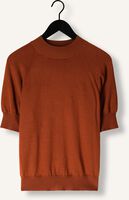 Bruine SUMMUM Trui SHORT SLEEVE SWEATER SOFT VISCOSE POLYAMIDE KNIT Bruine SUMMUM Trui SHORT SLEEVE SWEATER SOFT VISCOSE POLYAMIDE KNIT - medium