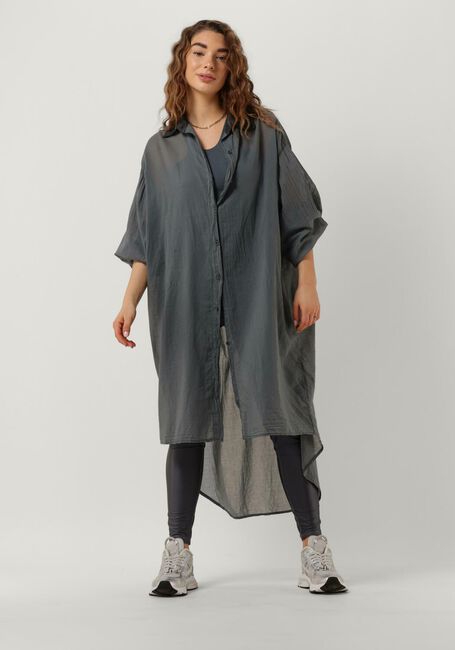 10DAYS Robe midi DRESS PARIS VOILE en bleu - large