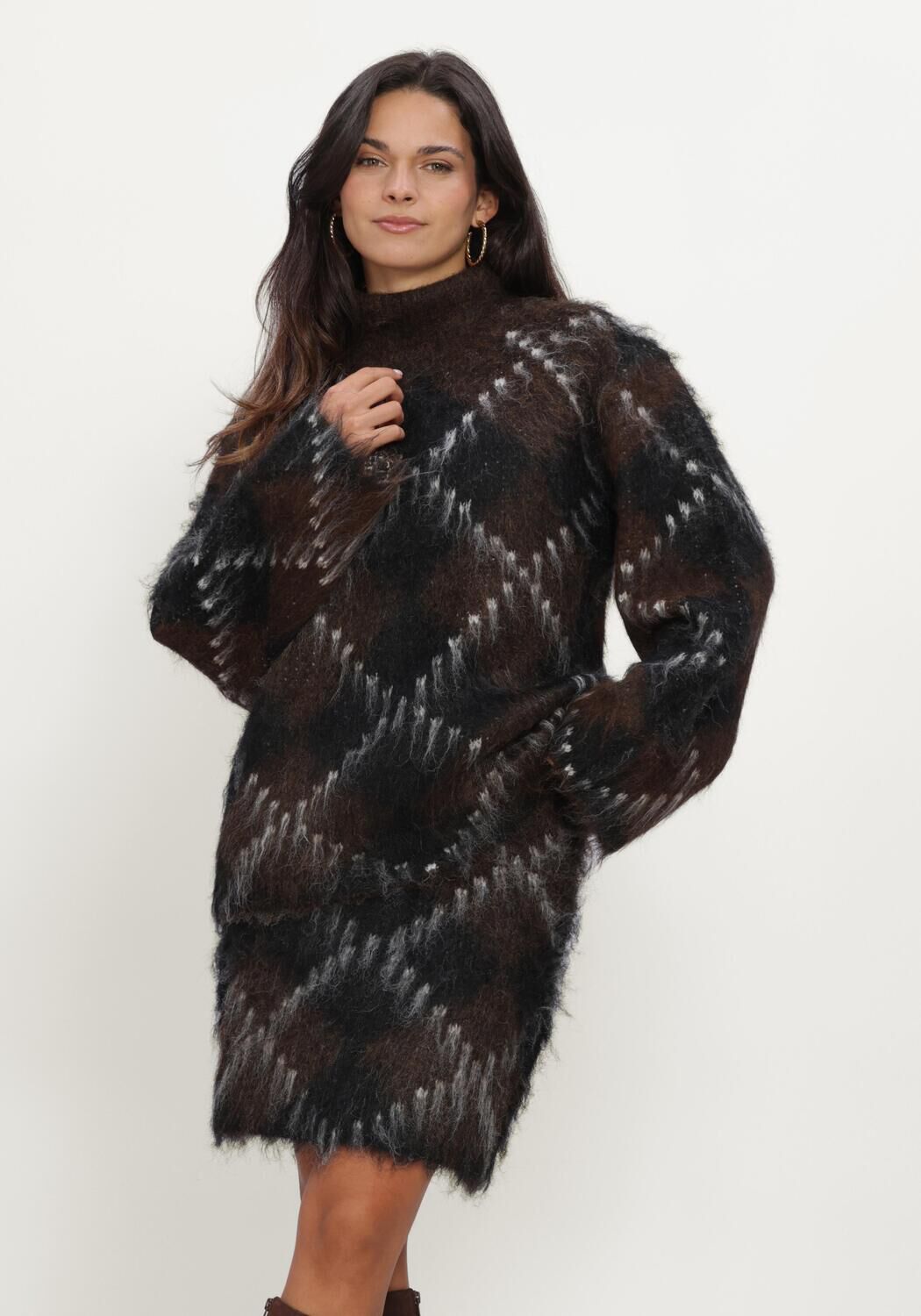 NOTRE-V Pull NV-ILKA en marron
