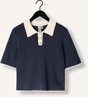 Donkerblauwe Y.A.S. Top YASMILLE SS KNIT PULLOVER Donkerblauwe Y.A.S. Top YASMILLE SS KNIT PULLOVER - medium