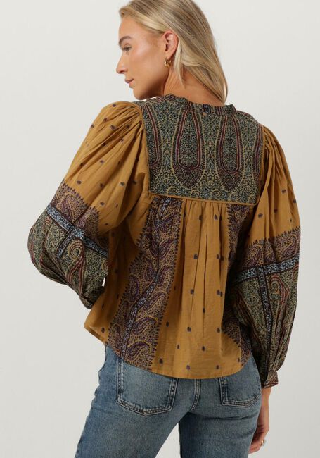ANTIK BATIK HIDA BLOUSE Blouses en camel - large