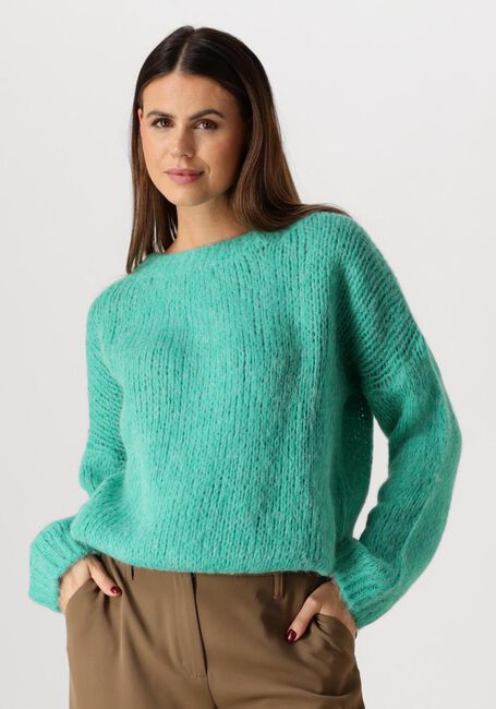 SUMMUM Pull SWEATER ALPACA BLEND KNIT en vert - large