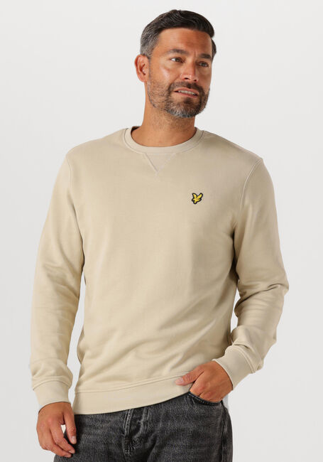 LYLE & SCOTT Pull CREW NECK SWEATSHIRT en taupe - large
