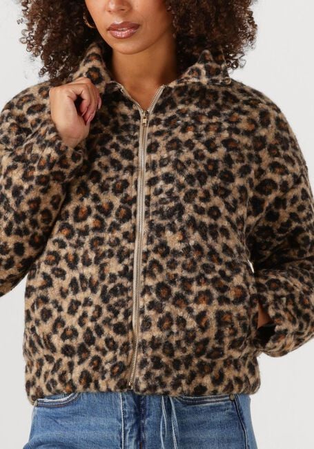 YDENCE Manteau en fausse fourrure JACKET RORY en marron - large