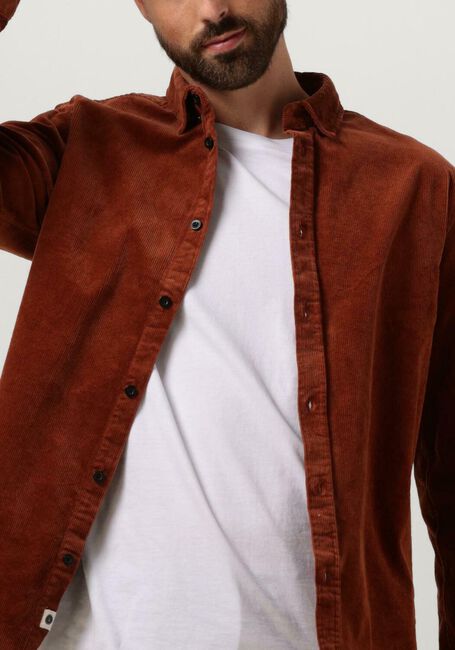 Bruine ANERKJENDT Overshirt AKLEIF CORDUROY SHIRT - large