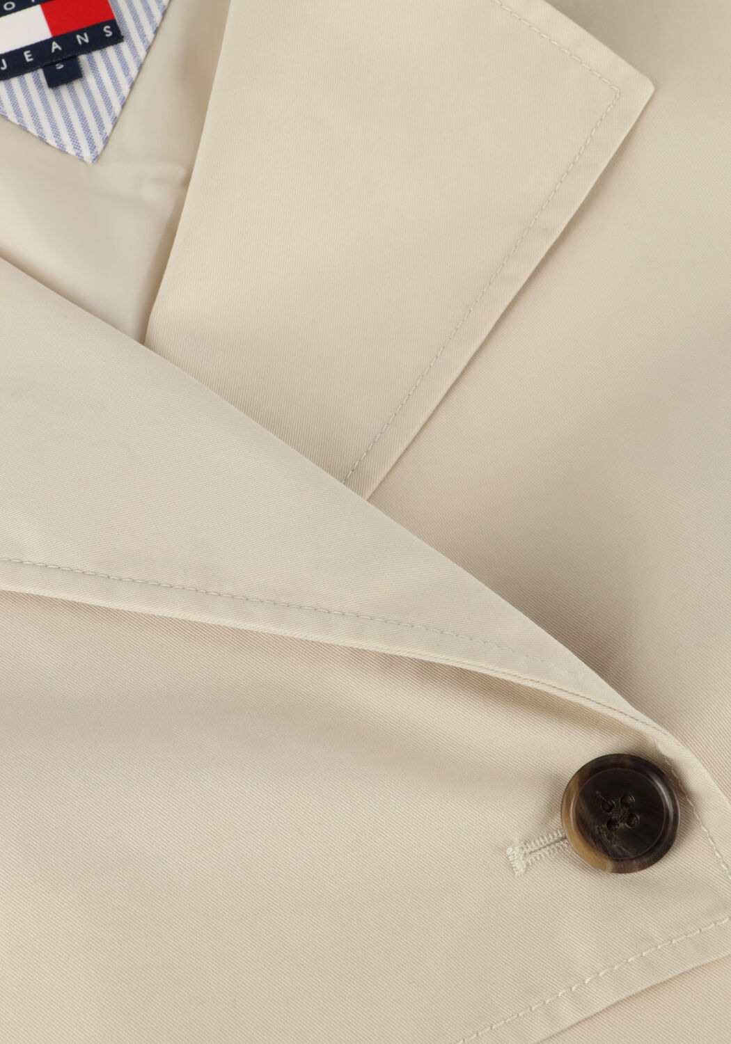 Beige TOMMY JEANS Jack TJW SHORT TRENCH COAT - large