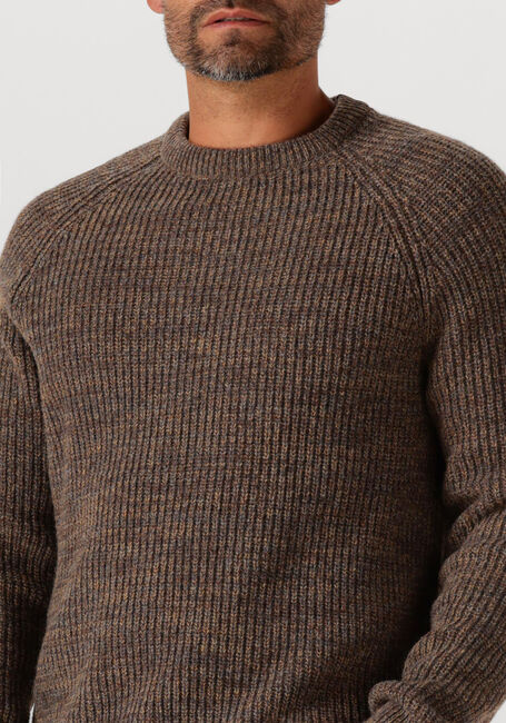 Bruine BARBOUR Trui HORSEFORD CREW NECK JUMPER - large