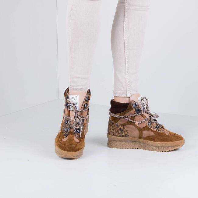 Cognac TORAL Hoge sneakers 12199 Cognac TORAL Hoge sneakers 12199 - large