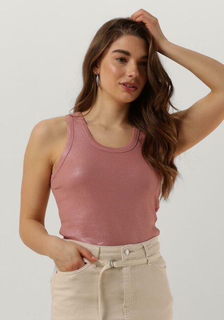 Roze SUMMUM T-shirt RIB TANKTOP COTTON RIB - large