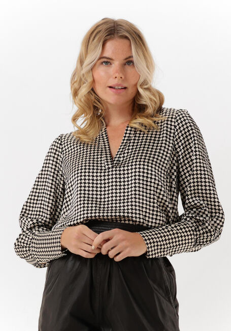 NEO NOIR HERDIS SHELL GRID BLOUSE Blouses Blanc - large