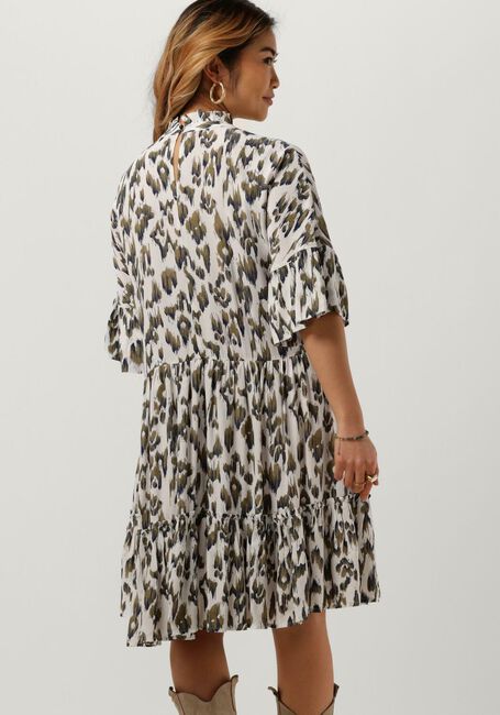 SCOTCH & SODA Mini robe SHORT DRESS WITH RUFFLE SLEEVE DETAIL Olive - large