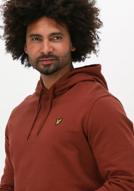 Rode LYLE & SCOTT Truien/vesten PULLOVER HOODIE - large