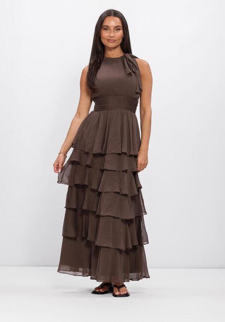 NEO NOIR MARLI SOLID CHIFFON DRESS Robes en marron - large