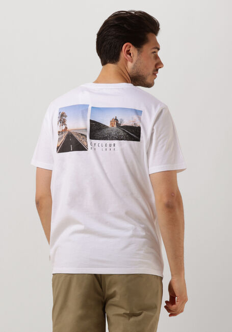 CYCLEUR DE LUXE T-shirt FLAGROADS en blanc - large