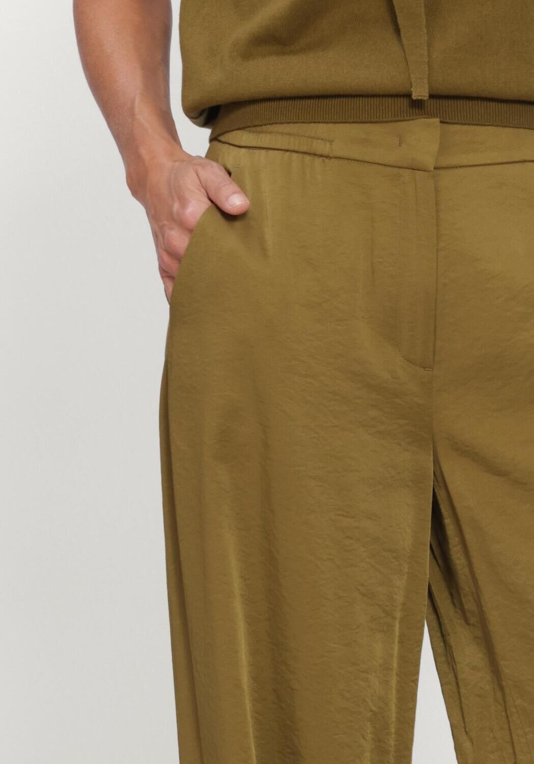 Olijf BEAUMONT Wijde broek JADA PANTS - large