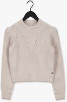 SCOTCH & SODA Pull CREWNECK PULLOVER WITH PUFFED SLEEVES en beige