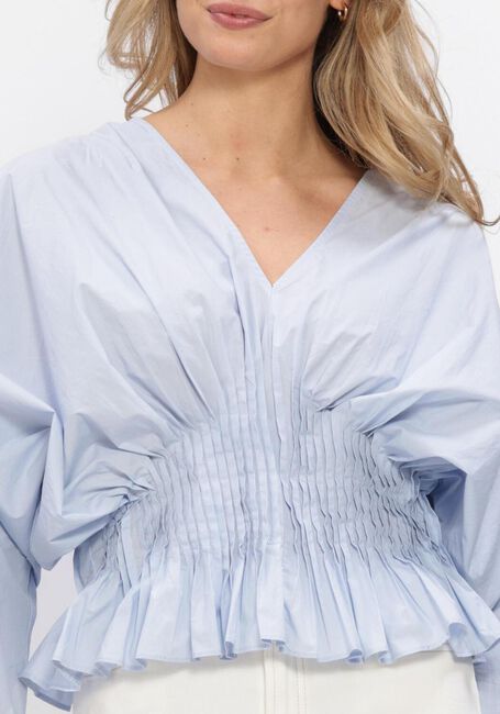 Lichtblauwe COPENHAGEN MUSE  CMPOPLIN-BLOUSE - large