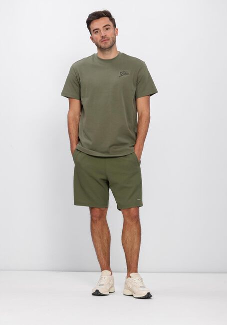 G-STAR RAW Pantalon courte STRUCTURED JERSEY SHORT en vert - large