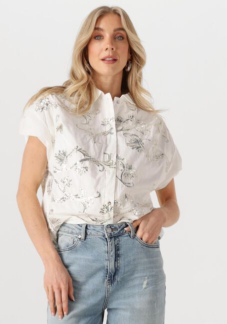NUKUS CATALINA BLOUSE PAILLET Blouses en blanc - large