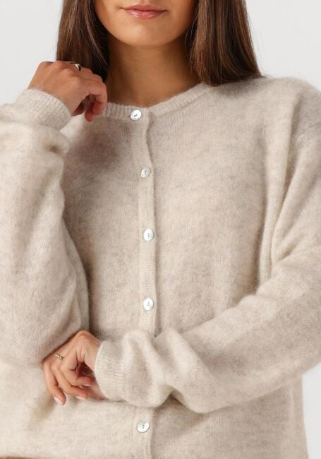 Creme STUDIO ANNELOES Trui BIBI MOHAIR CARDIGAN - large
