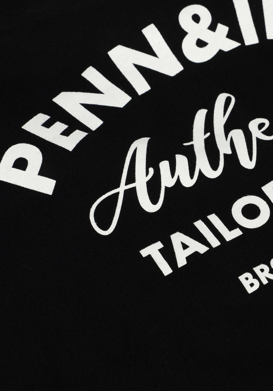 PENN & INK T-shirt T-SHIRT PRINT en noir - large