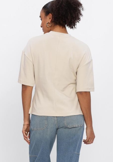 SECOND FEMALE T-shirt ENORA BROOCH TEE en beige - large