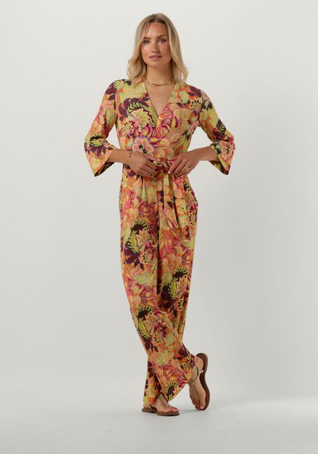 VANILIA Combinaison TROPIC FLORAL JUMPSUIT en orange - large