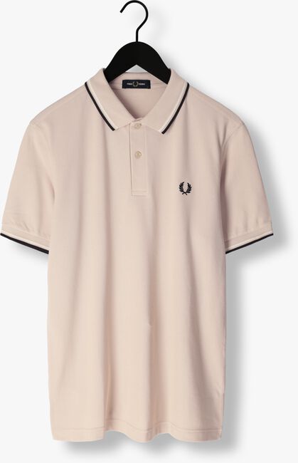 FRED PERRY Polo THE TWIN TIPPED FRED PERRY SHIRT Écru - large