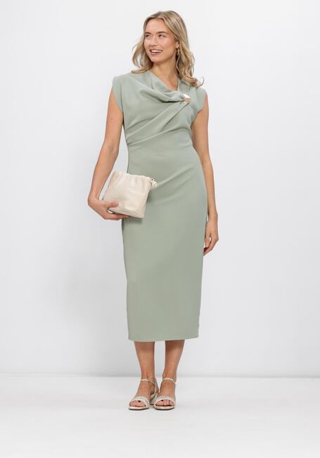 LINA LOCCHI Robe midi LL-ALESSANDRA en vert - large