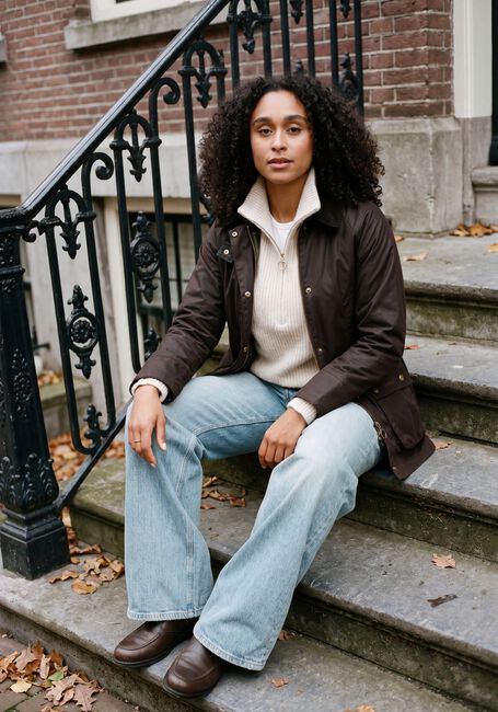 Lichtblauwe LEE Wide jeans HOPE - large