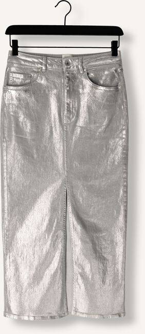 Zilveren SECOND FEMALE Midirok ASPECT SKIRT Zilveren SECOND FEMALE Midirok ASPECT SKIRT - large